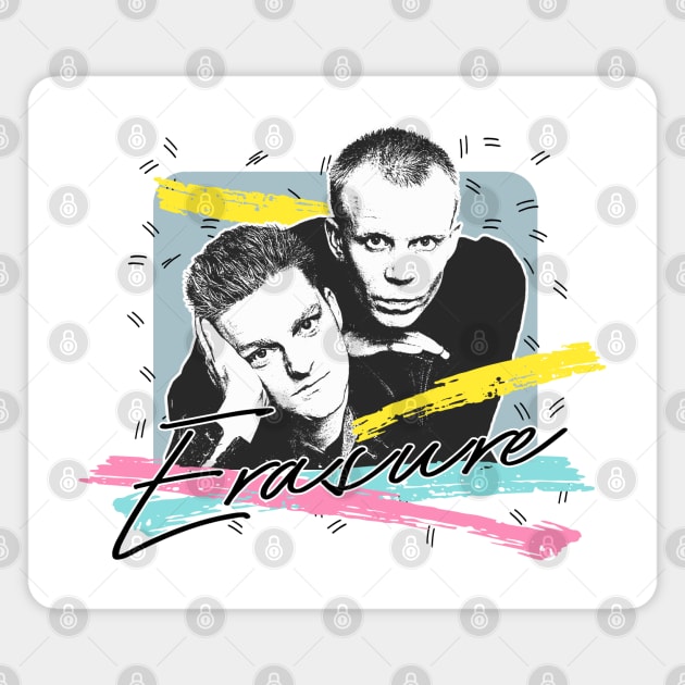 Erasure // Retro 80s Fan Art Design Magnet by DankFutura